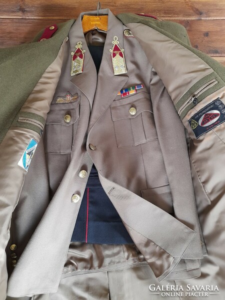 Military post coat, vest and pants, 3 pieces in one