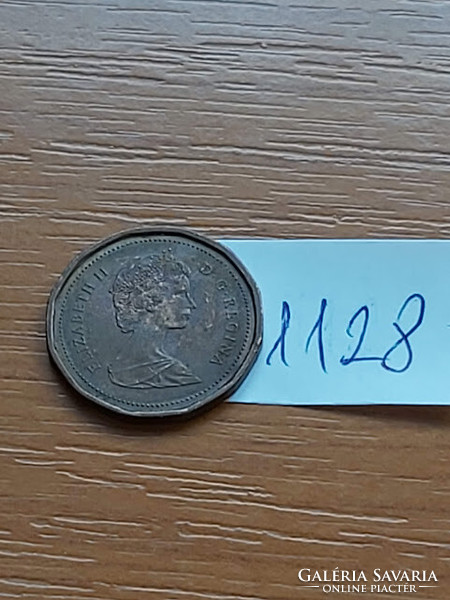 Canada 1 cent 1986 ii. Queen Elizabeth, bronze 1128
