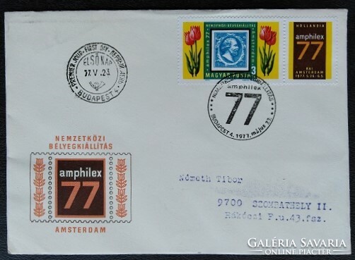 Ff3194 / 1977 amphilex stamp ran on fdc