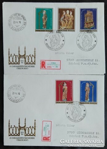 Ff3392-6 / 1980 colorful wooden sculptures stamp series ran on fdc