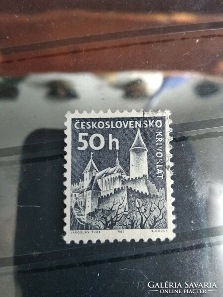 Csehszlovákia, 1963, várak , 50 fillér