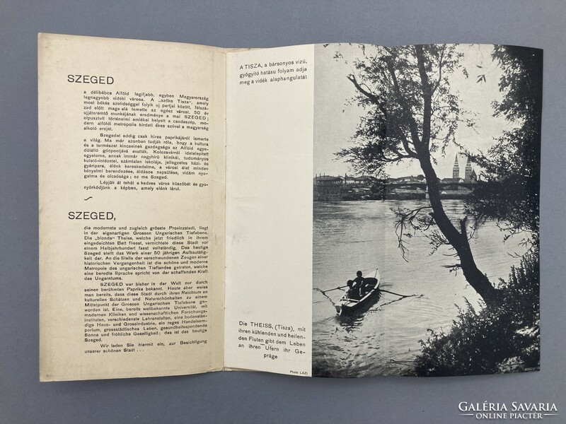 Come to Szeged on holiday - Szeged's photo tourism brochure from 1936