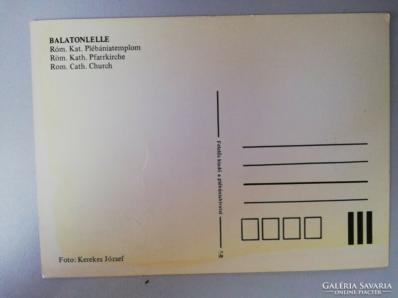 Postatiszta képeslap - Balatonlelle
