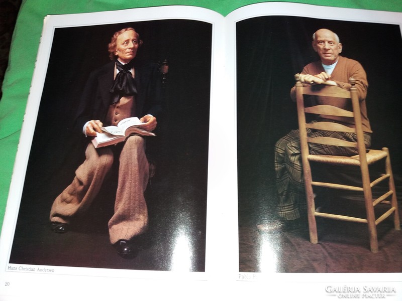 An illustrated book on the wax exhibition of old madam tussaud according to unparalleled, beautiful images