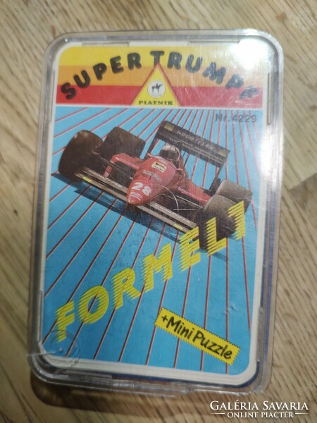 Formula 1 retro piatnik card