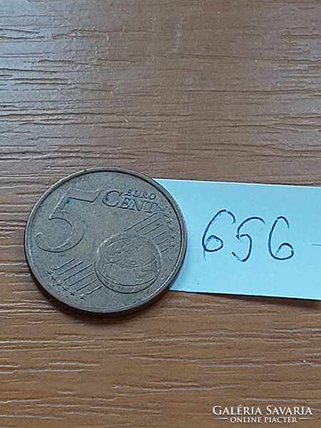 FRANCIAORSZÁG 5 EURO CENT 1999   656