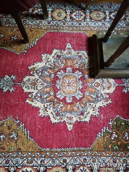 Antique hand-knotted carpet