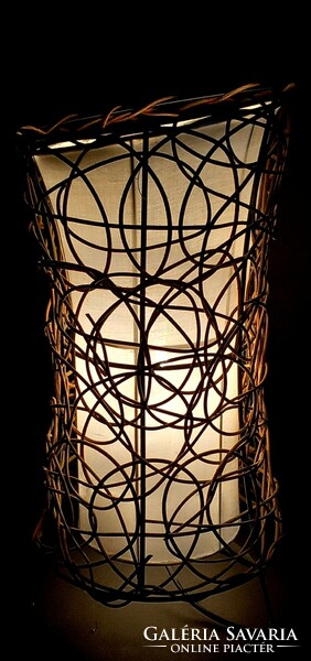 Vintage design vessző asztali lámpa ALKUDHATÓ