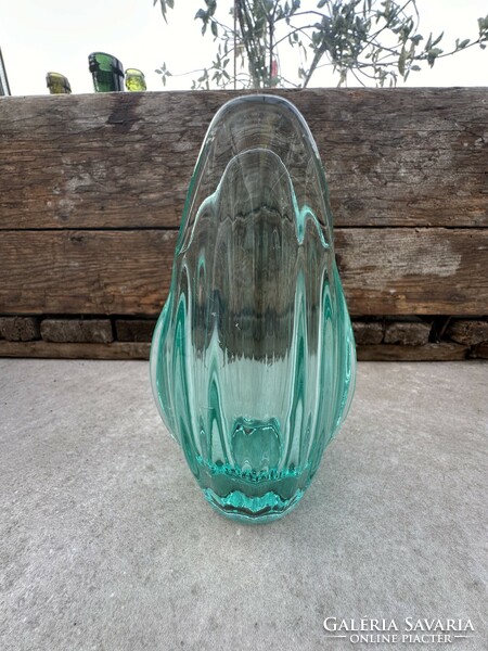 Czech glass vase-sklo union