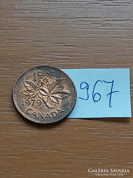 Canada 1 cent 1979 ii. Queen Elizabeth, bronze 967