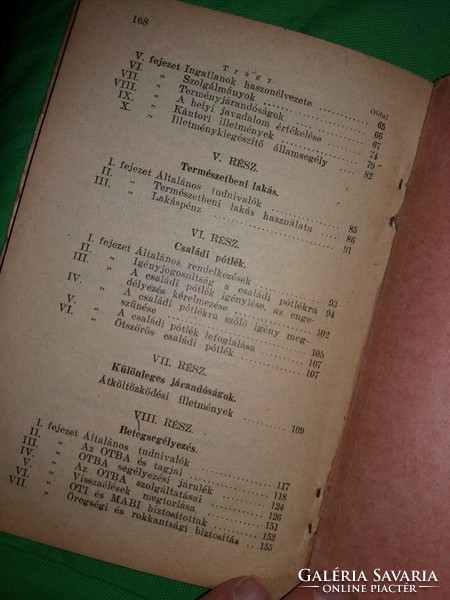 1945. A tanítók járandóságai könyv szabálykönyv a képek szerint