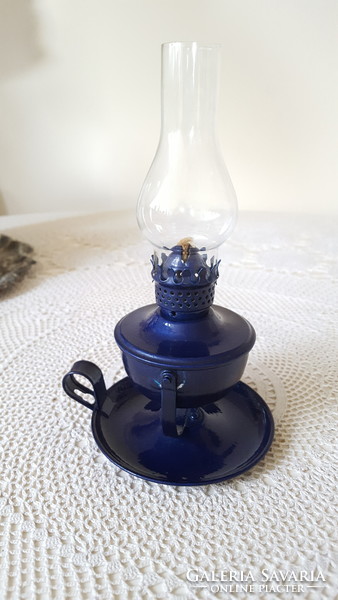 Walking, table or wall small kerosene lamp 20 cm.