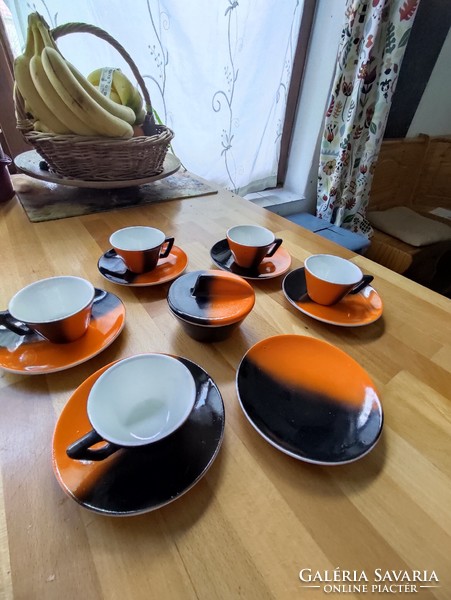 Art deco Kispest granite coffee set