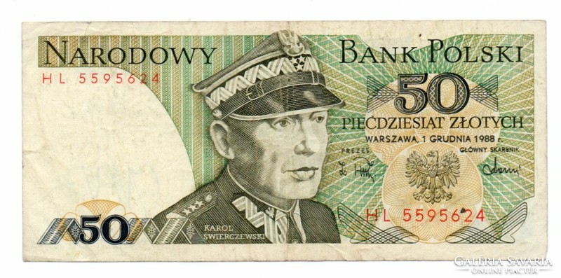 50       Złoty     1988   Lengyelország