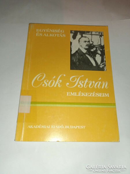 Csók István - Emlékezéseim - Akadémiai Kiadó, 1990