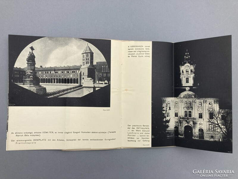 Come to Szeged on holiday - Szeged's photo tourism brochure from 1936