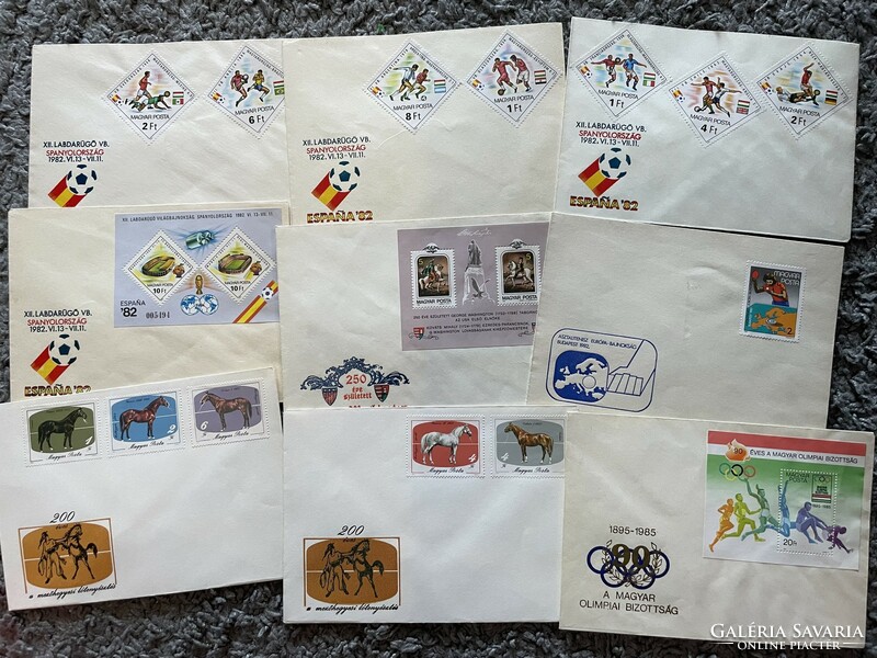 First day envelope collection, 1982-1990
