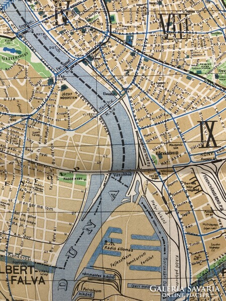 Régi Budapest térképe, 1938