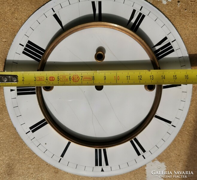 Wall clock porcelain / enamel dial for quarter strike mechanism 5.