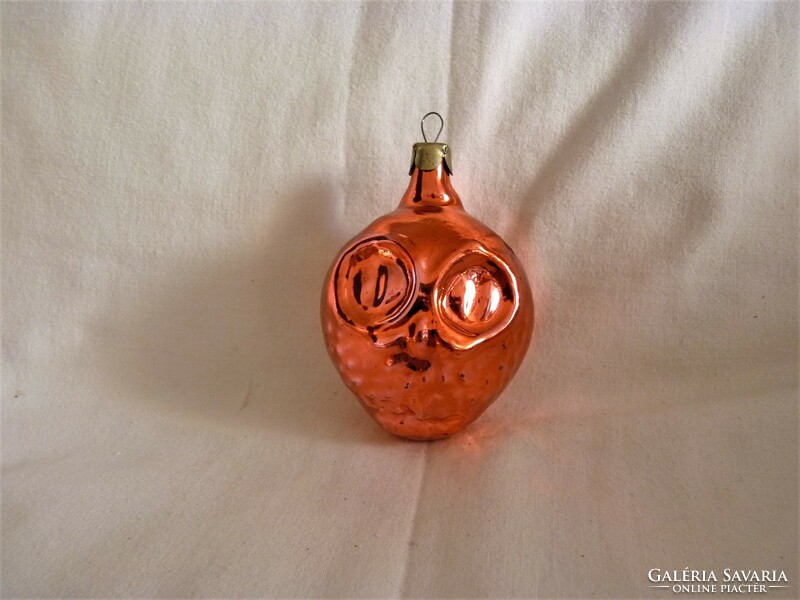 Old glass Christmas tree decoration - owl!