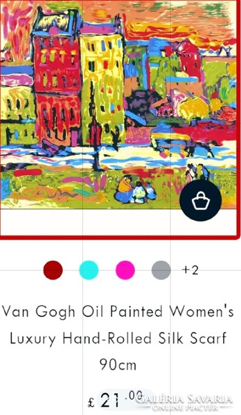 Van Gogh selyem kendő. ( nagy )Andrea részére!