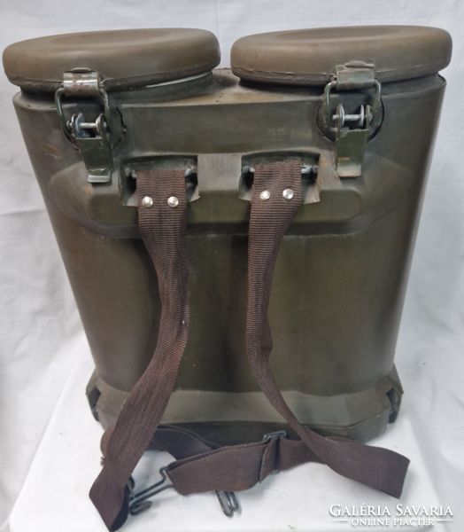 Military, backpack, two-storage, heat-keeping insulation, food barrel, for sale in good condition