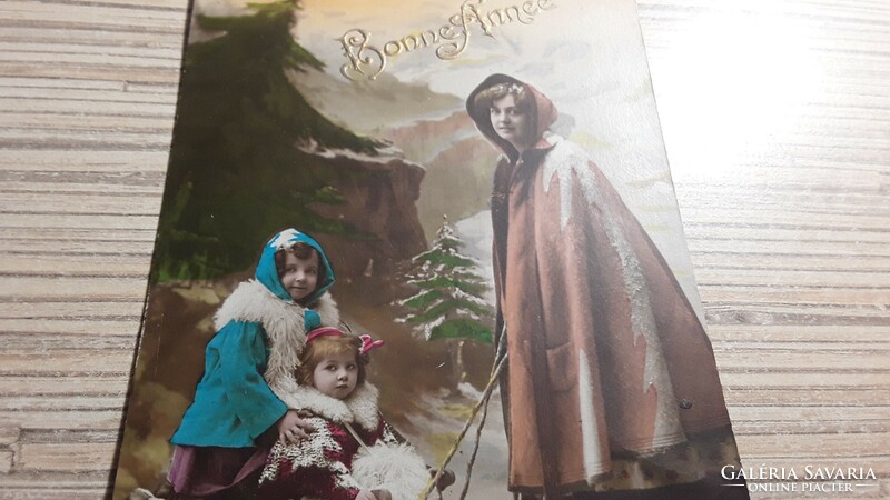 Antique greeting postcard.