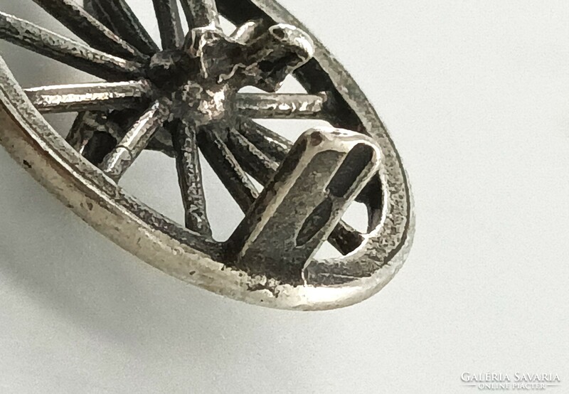 Silver ornament, bicycle, bicycle