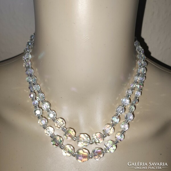 Aurora borealis crystal necklaces at a good price! 38 +6cm