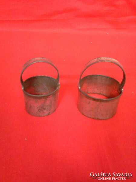 Old patisserie cookie cutter 2 pcs