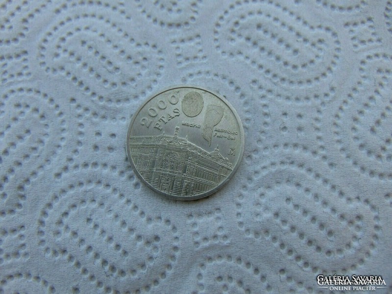 Spain silver 2000 pesetas 1994 18 grams
