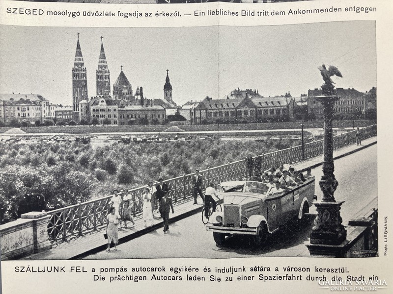 Jöjjön Szegedre nyaralni - Szeged fényképes idegenforgalmi prospektusa 1936-ból