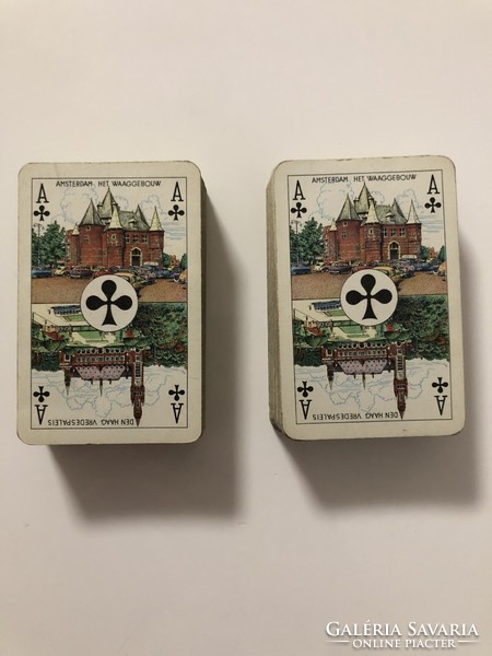 Rare!!! Retro Katja Belgian French card canasta bridge 2 decks 2x55 cards