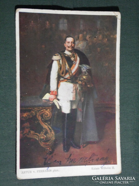 Postcard, First World War, Kaiser Wilhelm II, Kaiser Wilhelm II, 1914