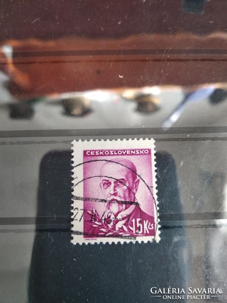 Czechoslovakia Masaryks, 1945, 15 kroner
