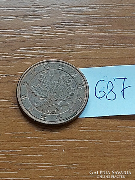 Germany 5 euro cent 2002 / f 687