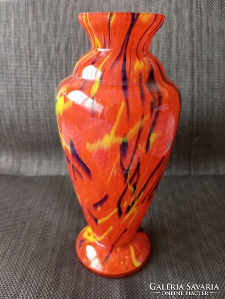 Czech Bohemian glass vase