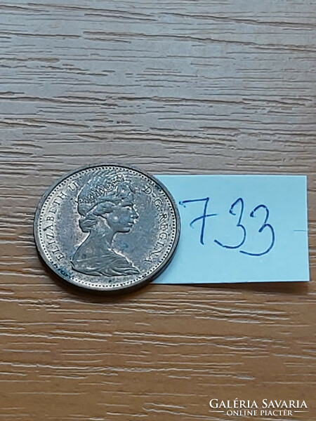 KANADA 1 CENT 1969  II. Erzsébet királynő,  Bronz   733