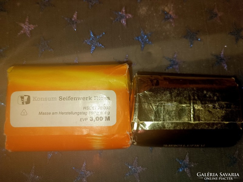2 pieces of old rare soap