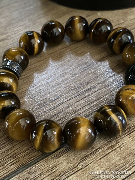 Ts thomas sabo obsidian, tiger eye beads