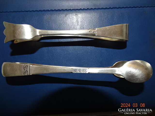 Old silver sugar tongs sugar tongs