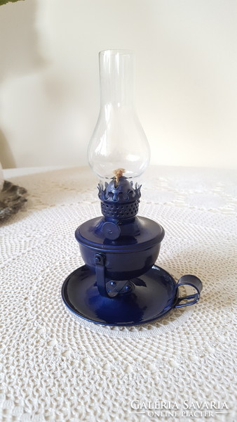 Walking, table or wall small kerosene lamp 20 cm.