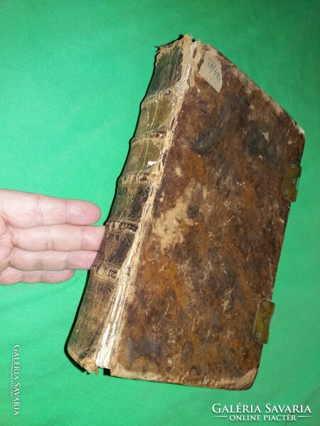 1780.﻿ Antik johann leonhard frisch-jakob mauvillon: German-French dictionary with Gothic letters according to the pictures