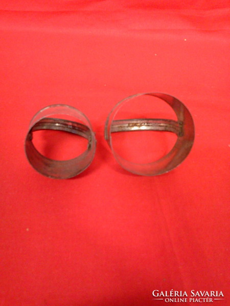 Old patisserie cookie cutter 2 pcs