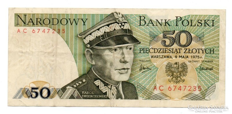 50       Złoty     1975   Lengyelország