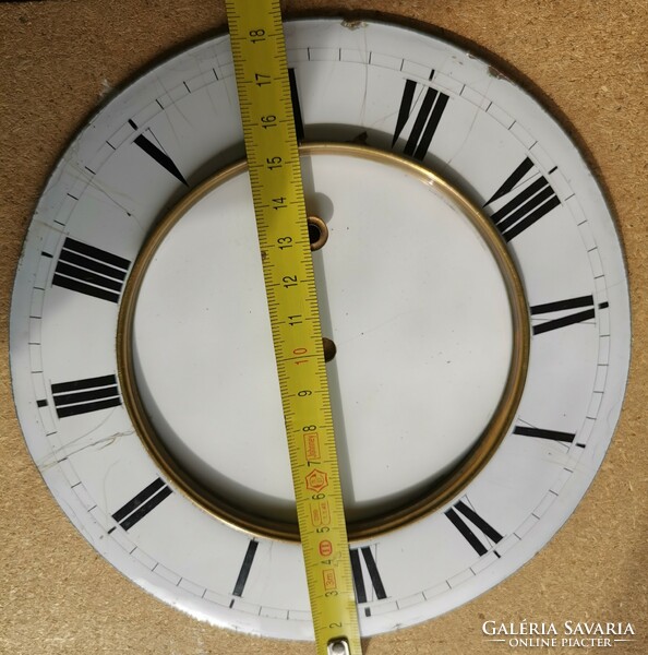 Wall clock porcelain/enamel dial for month structure. 10.