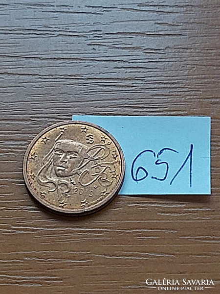 FRANCIAORSZÁG 2 EURO CENT 2013   651