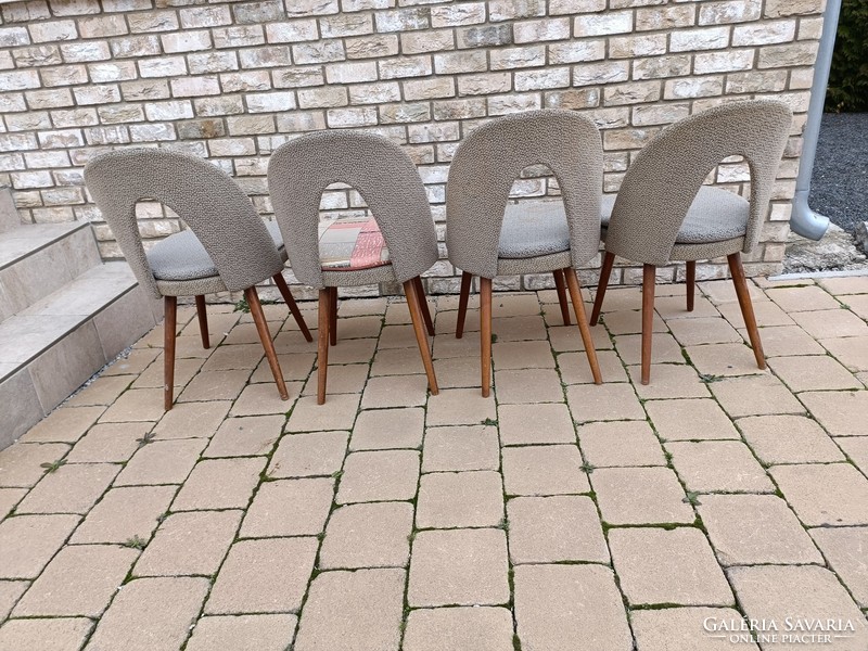 Czech antonin suman upholstered chairs mid century retro czechoslovakian