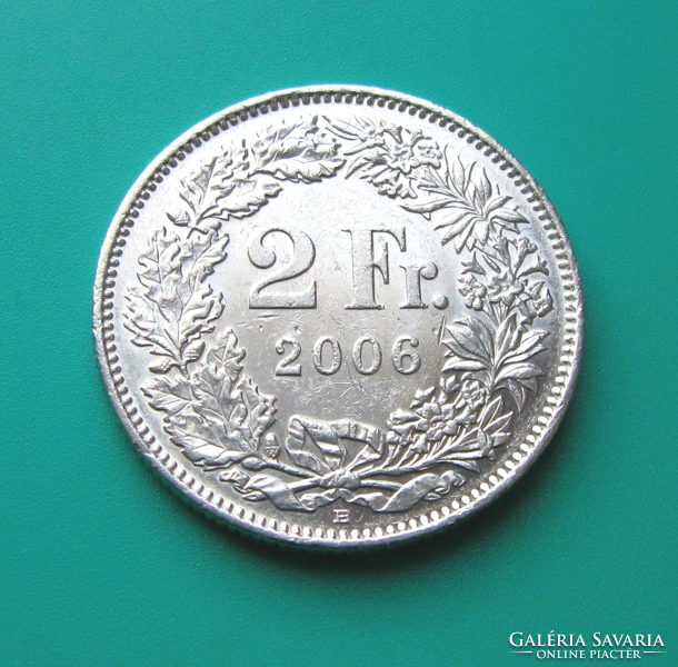 Svájc  - 2 frank  - 2006 - "B"