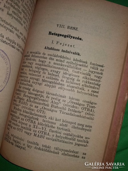 1945. A tanítók járandóságai könyv szabálykönyv a képek szerint